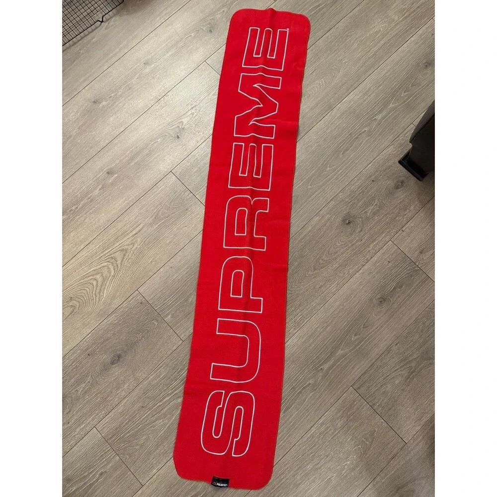 Supreme Polartec Red Scarf